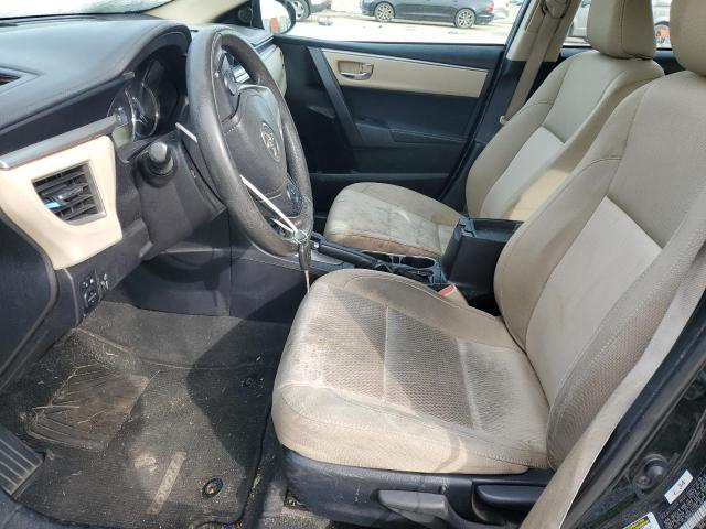 2T1BURHE3FC476582 - 2015 TOYOTA COROLLA L BLACK photo 7