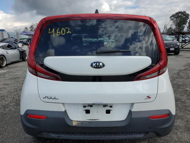 KNDJ23AU7M7133532 - 2021 KIA SOUL LX WHITE photo 6