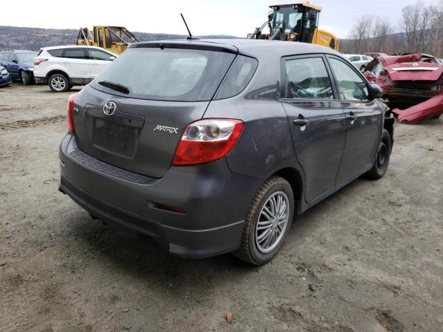 2T1KU4EEXAC460864 - 2010 TOYOTA COROLLA MA GRAY photo 4