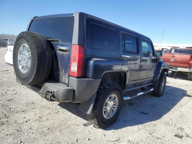 5GTDN13E478134191 - 2007 HUMMER H3 BLACK photo 3