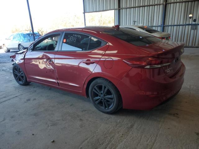 KMHD84LF7HU225503 - 2017 HYUNDAI ELANTRA SE RED photo 2