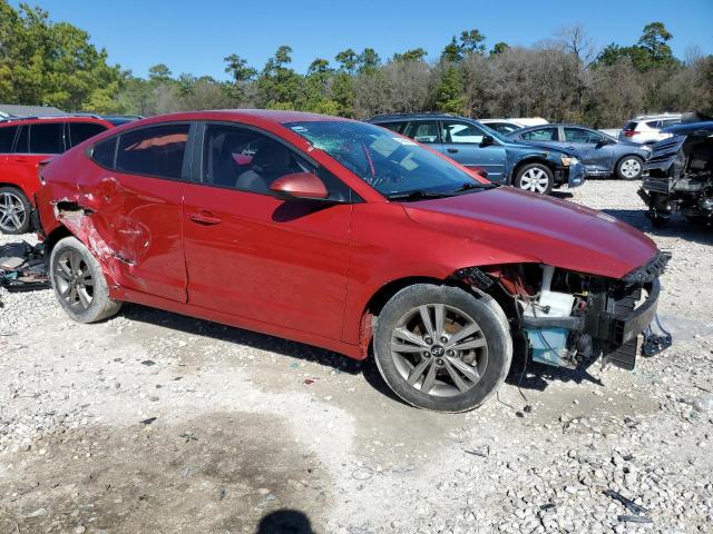 5NPD84LF6HH037876 - 2017 HYUNDAI ELANTRA SE RED photo 4