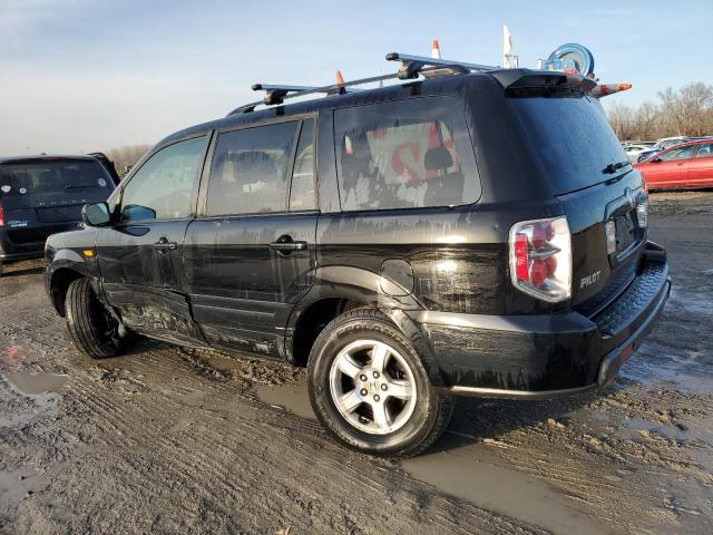 2HKYF18497H507569 - 2007 HONDA PILOT EX BLACK photo 2