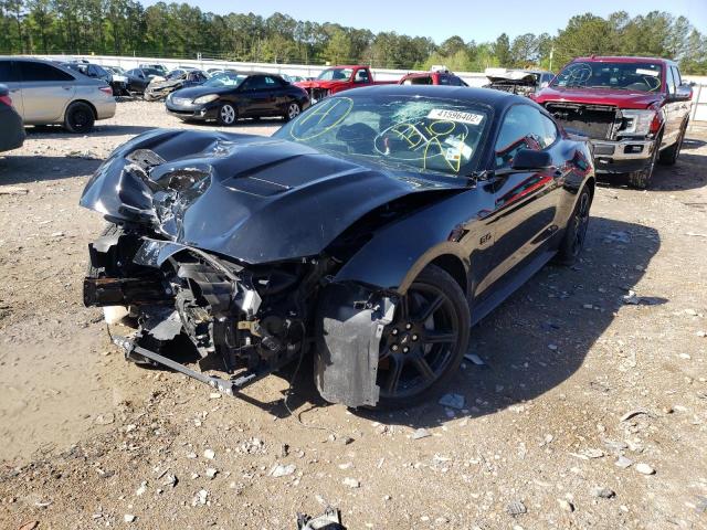 1FA6P8CF9L5170858 - 2020 FORD MUSTANG GT BLACK photo 2