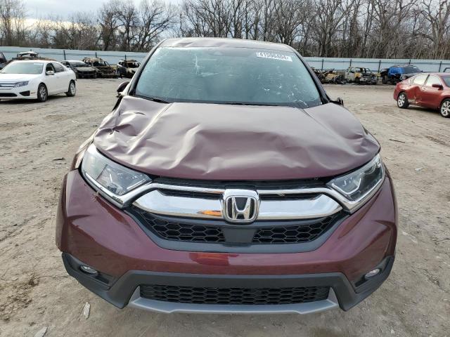 5J6RW1H59KL001798 - 2019 HONDA CR-V EX MAROON photo 5