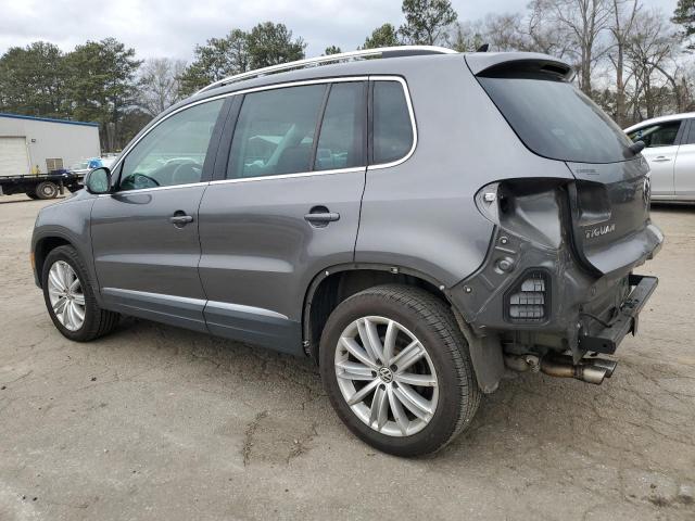 WVGBV3AX4EW543701 - 2014 VOLKSWAGEN TIGUAN S GRAY photo 2