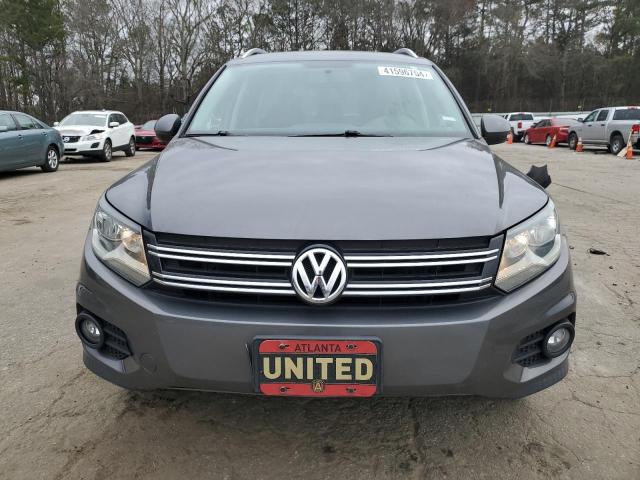 WVGBV3AX4EW543701 - 2014 VOLKSWAGEN TIGUAN S GRAY photo 5