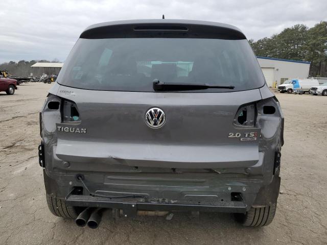 WVGBV3AX4EW543701 - 2014 VOLKSWAGEN TIGUAN S GRAY photo 6