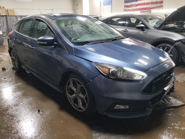 1FADP3L90JL285538 - 2018 FORD FOCUS ST BLUE photo 4