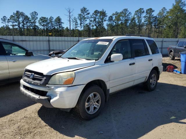 5FNYF18655B021547 - 2005 HONDA PILOT EXL WHITE photo 1