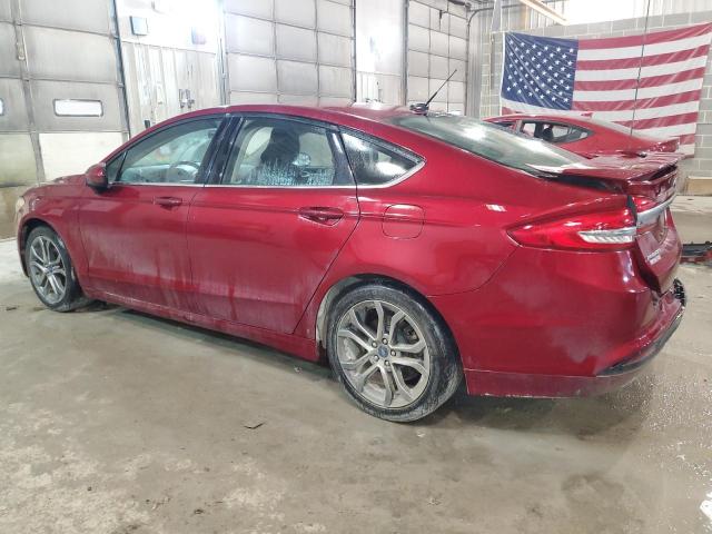 3FA6P0G77HR350073 - 2017 FORD FUSION S MAROON photo 2