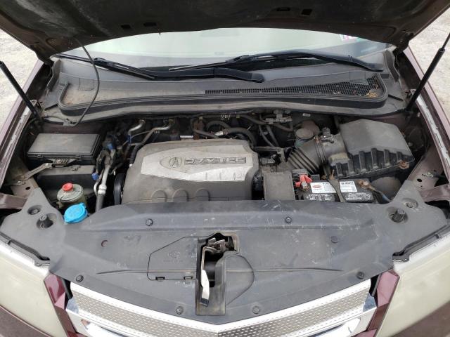 2HNYD28397H517184 - 2007 ACURA MDX TECHNOLOGY BURGUNDY photo 12