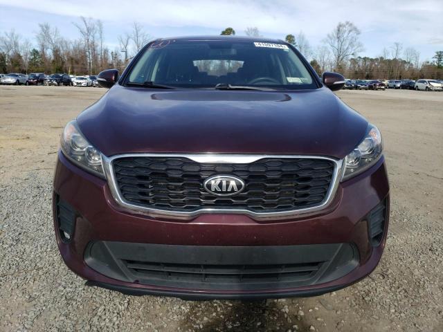 5XYPGDA57KG569775 - 2019 KIA SORENTO LX BURGUNDY photo 5