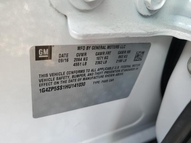 1G4ZP5SS1HU141030 - 2017 BUICK LACROSSE ESSENCE Ağ foto 12