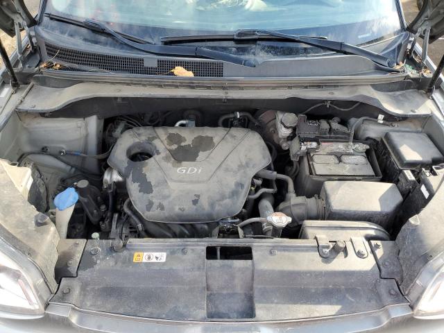 KNDJN2A20F7219512 - 2015 KIA SOUL GRAY photo 11