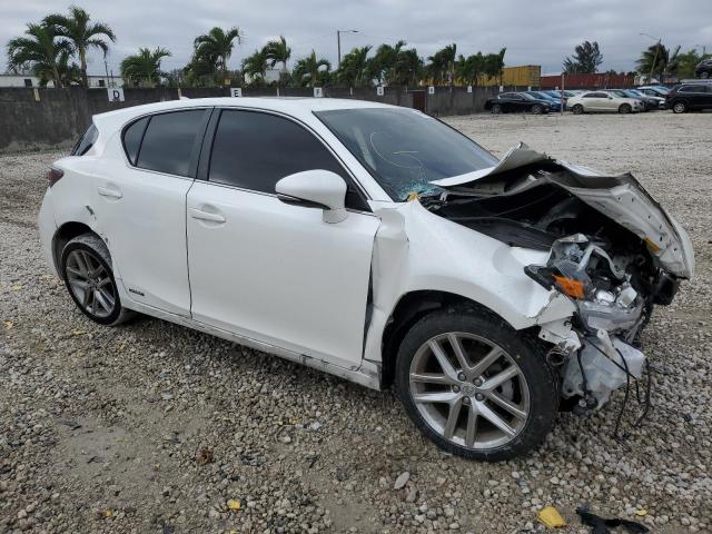 JTHKD5BH9E2181977 - 2014 LEXUS CT 200 WHITE photo 4