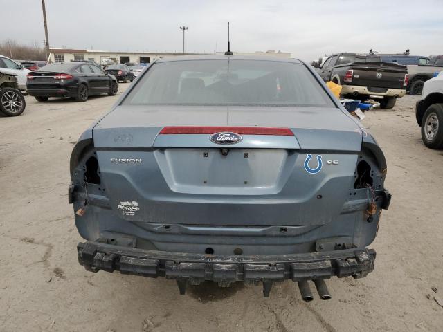 3FAHP0HA7CR351588 - 2012 FORD FUSION SE BLUE photo 6