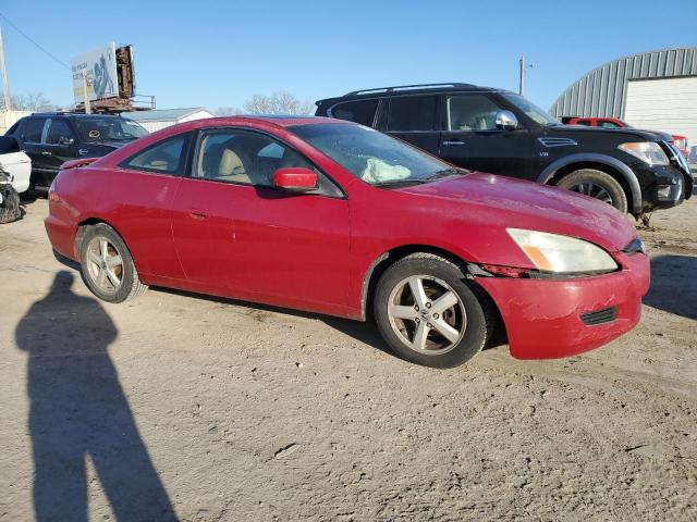 1HGCM72673A009919 - 2003 HONDA ACCORD EX RED photo 4