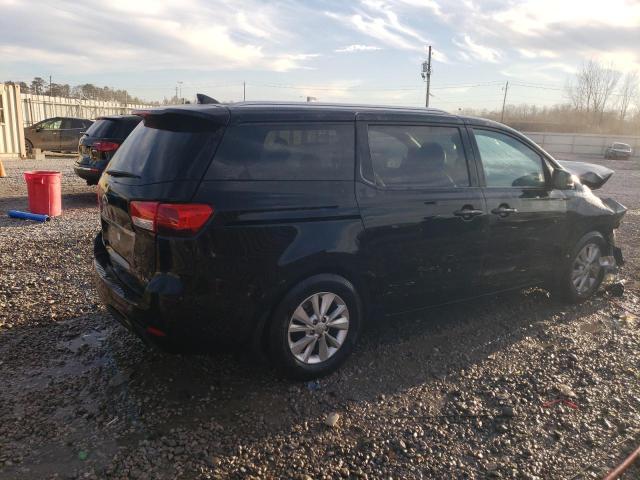 KNDMB5C1XG6209248 - 2016 KIA SEDONA LX BLACK photo 3