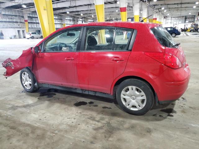 3N1BC1CP2AL421563 - 2010 NISSAN VERSA S RED photo 2