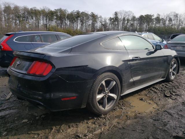 1FA6P8AM9G5220214 - 2016 FORD MUSTANG BLACK photo 3