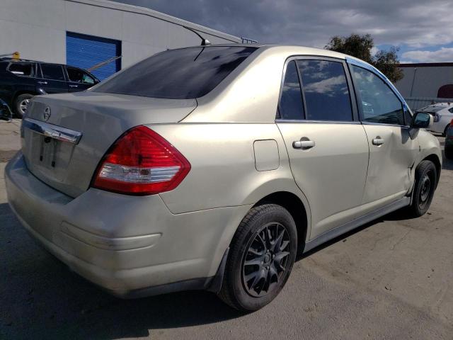 3N1BC11E38L433801 - 2008 NISSAN VERSA S BEIGE photo 3