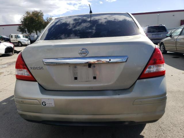 3N1BC11E38L433801 - 2008 NISSAN VERSA S BEIGE photo 6