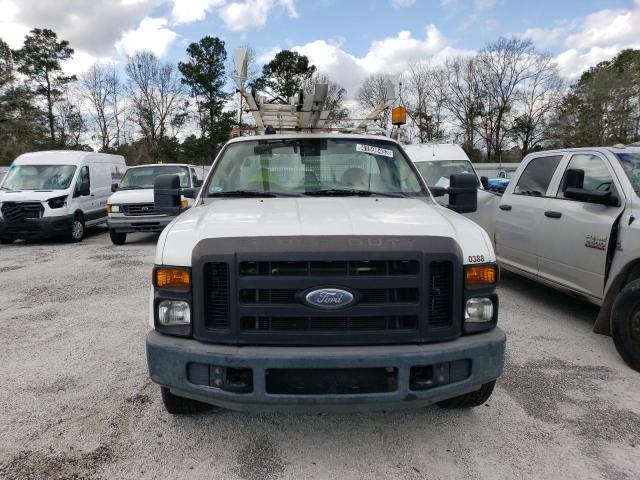 1FDWF30548EC94289 - 2008 FORD F350 SRW SUPER DUTY WHITE photo 9