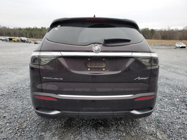 5GAERDKW7NJ168712 - 2022 BUICK ENCLAVE AVENIR BURGUNDY photo 6