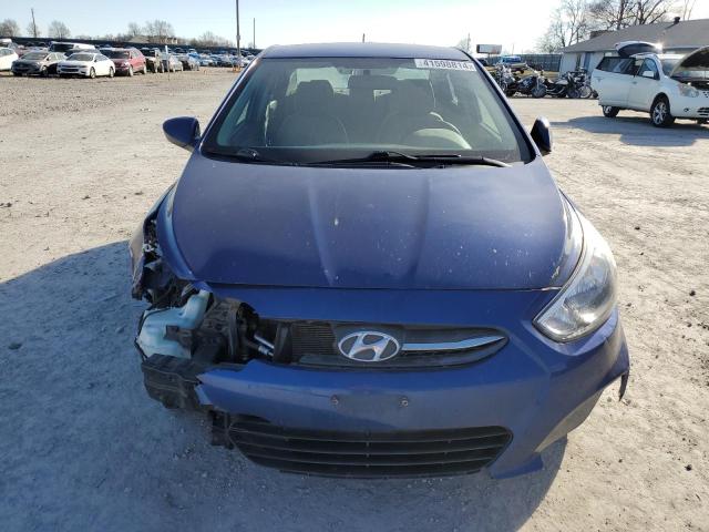 KMHCT4AE6HU222984 - 2017 HYUNDAI ACCENT SE BLUE photo 5