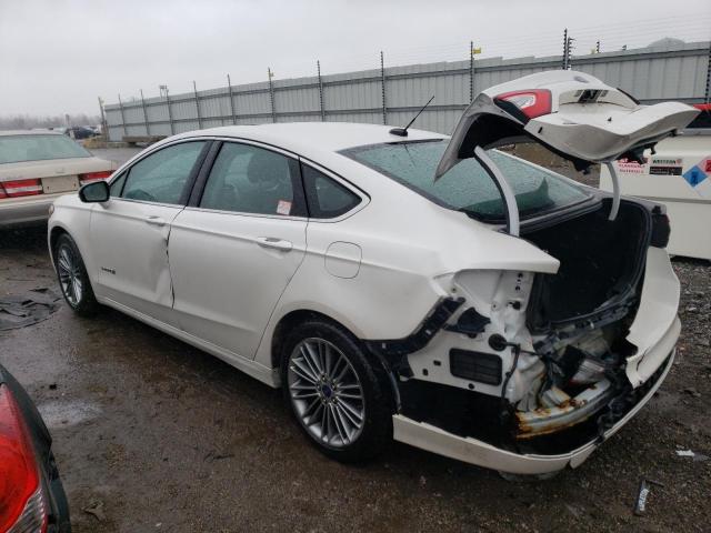 3FA6P0LU5DR156762 - 2013 FORD FUSION SE HYBRID WHITE photo 2