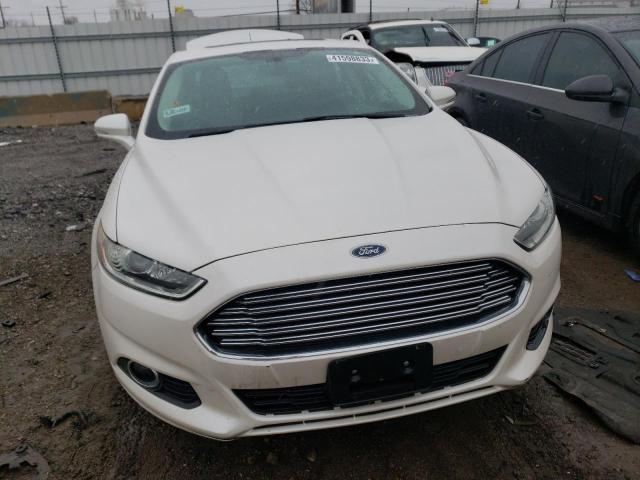 3FA6P0LU5DR156762 - 2013 FORD FUSION SE HYBRID WHITE photo 5