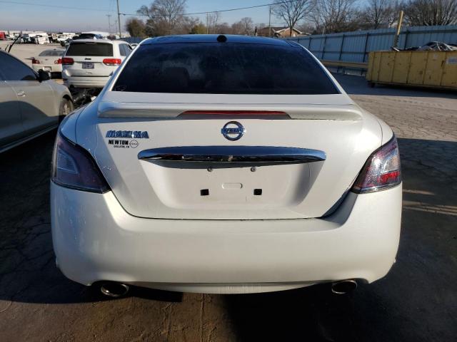 1N4AA5AP8EC469598 - 2014 NISSAN MAXIMA S WHITE photo 6