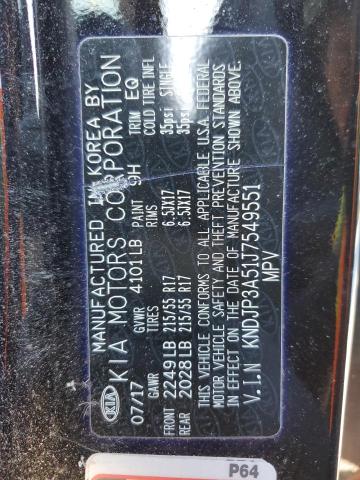 KNDJP3A51J7549551 - 2018 KIA SOUL + BLACK photo 13