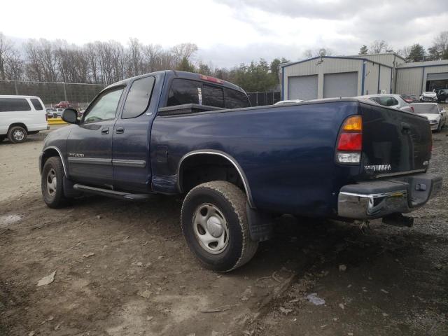 5TBBN44153S337939 - 2003 TOYOTA TUNDRA ACCESS CAB SR5 BLUE photo 2