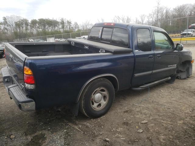 5TBBN44153S337939 - 2003 TOYOTA TUNDRA ACCESS CAB SR5 BLUE photo 3