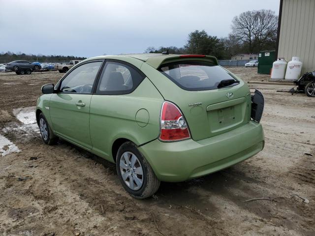 KMHCM3AC0AU175415 - 2010 HYUNDAI ACCENT BLUE GREEN photo 2