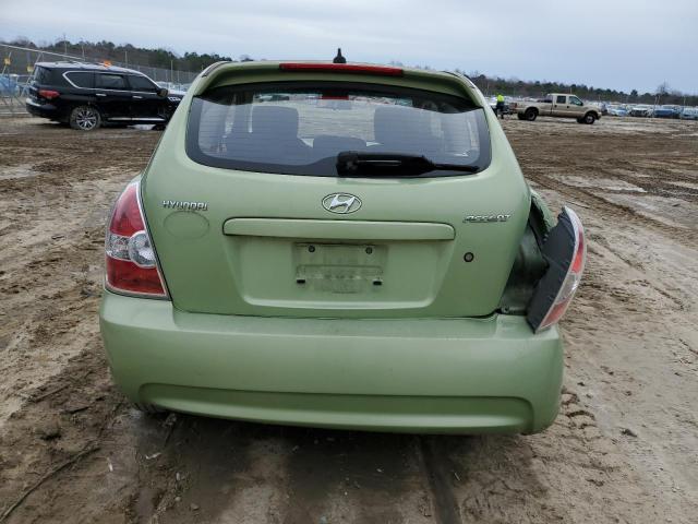 KMHCM3AC0AU175415 - 2010 HYUNDAI ACCENT BLUE GREEN photo 6