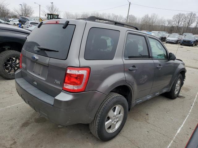 1FMCU0DG9CKA13696 - 2012 FORD ESCAPE XLT GRAY photo 3