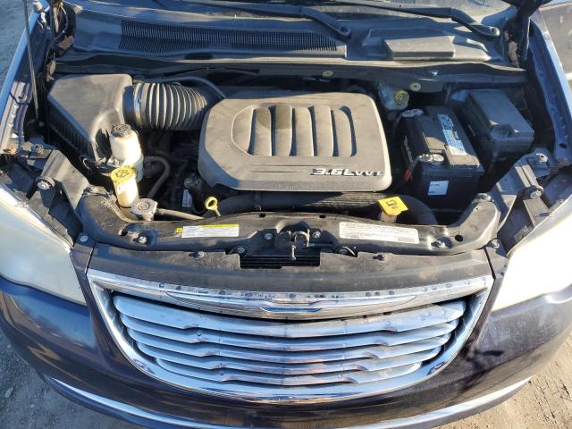 2C4RC1BG9CR339588 - 2012 CHRYSLER TOWN & COU TOURING BLUE photo 12