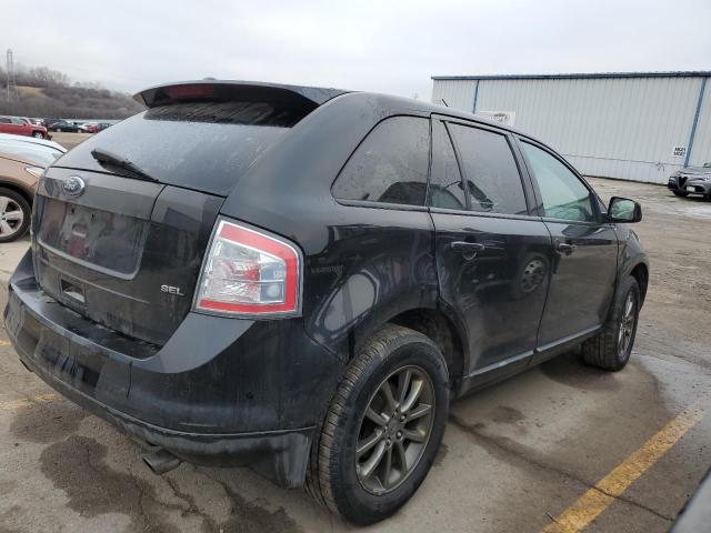 2FMDK38C58BB20121 - 2008 FORD EDGE SEL BLACK photo 3