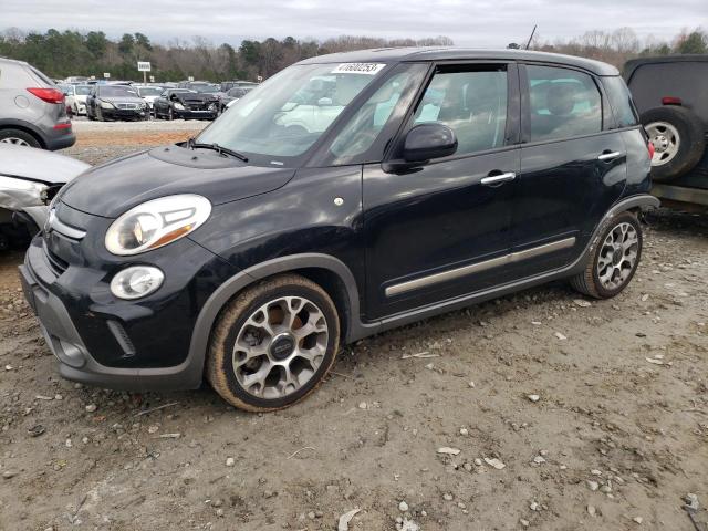 ZFBCFADH7EZ010144 - 2014 FIAT 500L TREKKING BLACK photo 1