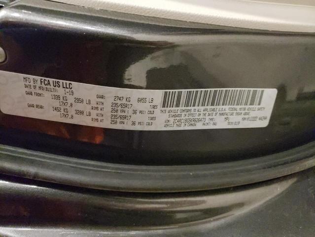 2C4RC1BG5KR626473 - 2019 CHRYSLER PACIFICA TOURING L ნაცრისფერი ფოტო 13