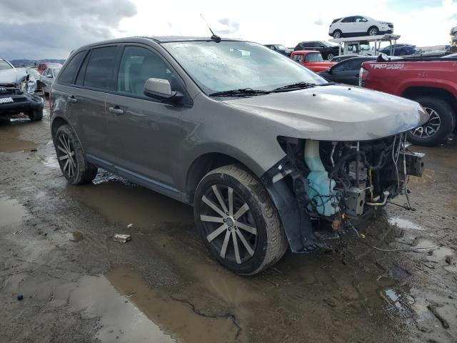 2FMDK3JC7DBA13544 - 2013 FORD EDGE SEL GRAY photo 4