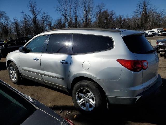 1GNLREED1AJ230953 - 2010 CHEVROLET TRAVERSE LS SILVER photo 2