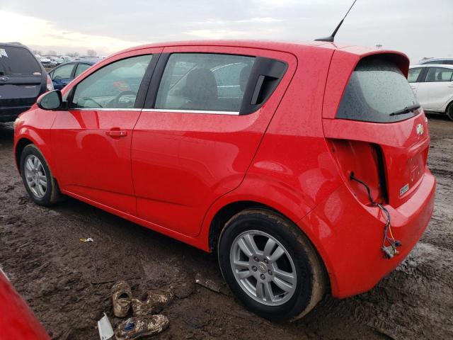 1G1JC6SH4E4243076 - 2014 CHEVROLET SONIC LT RED photo 2