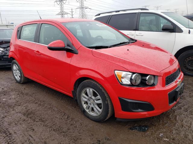 1G1JC6SH4E4243076 - 2014 CHEVROLET SONIC LT RED photo 4