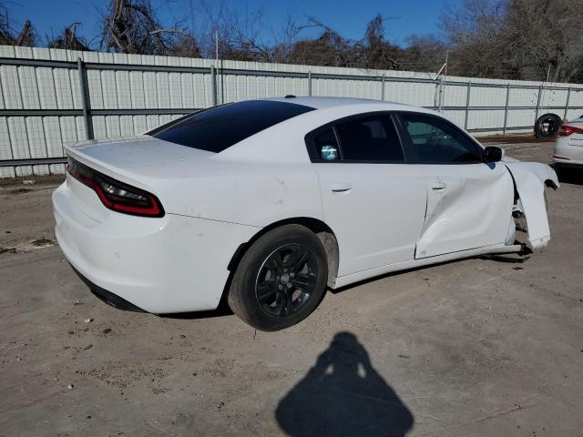 2C3CDXBG8KH745585 - 2019 DODGE CHARGER SXT WHITE photo 3