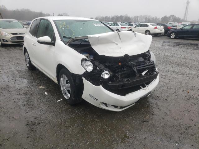 WVWBB7AJ8AW243802 - 2010 VOLKSWAGEN GOLF WHITE photo 1