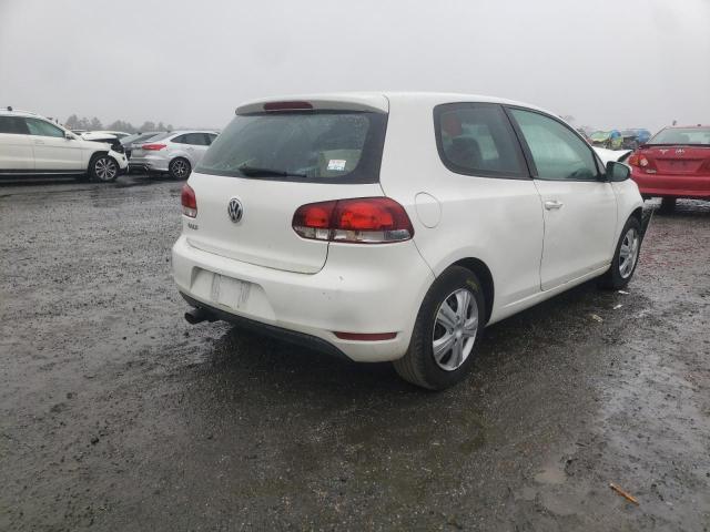 WVWBB7AJ8AW243802 - 2010 VOLKSWAGEN GOLF WHITE photo 4